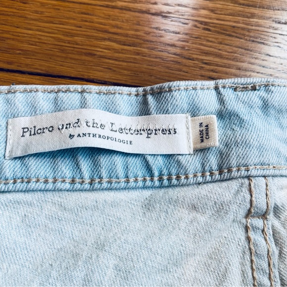 Anthropologie Pilcro Floral Print Denim Shorts 29 NWOT - Picture 9 of 9